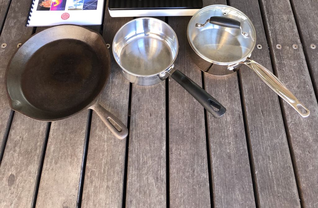 The Sydney Library of Things Induction Pan set